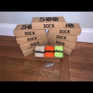 Custom calabases yeezy socks